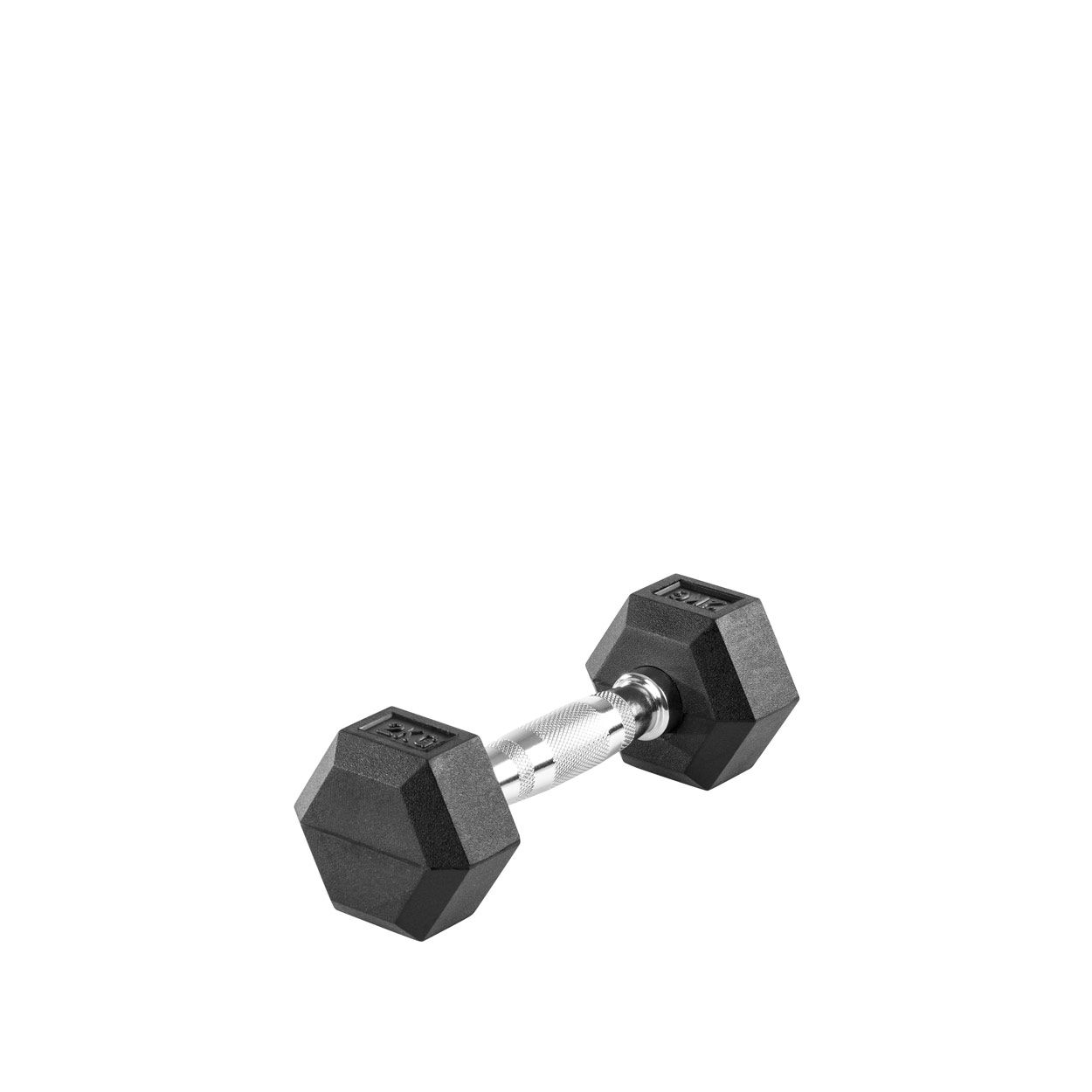Hex Kompakthantel aus Gummi, 1 kg, Hexagon-Hantel - Bild 3 von 19